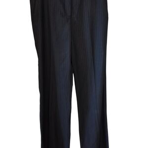 NWT Zara Navy Striped Trousers Medium